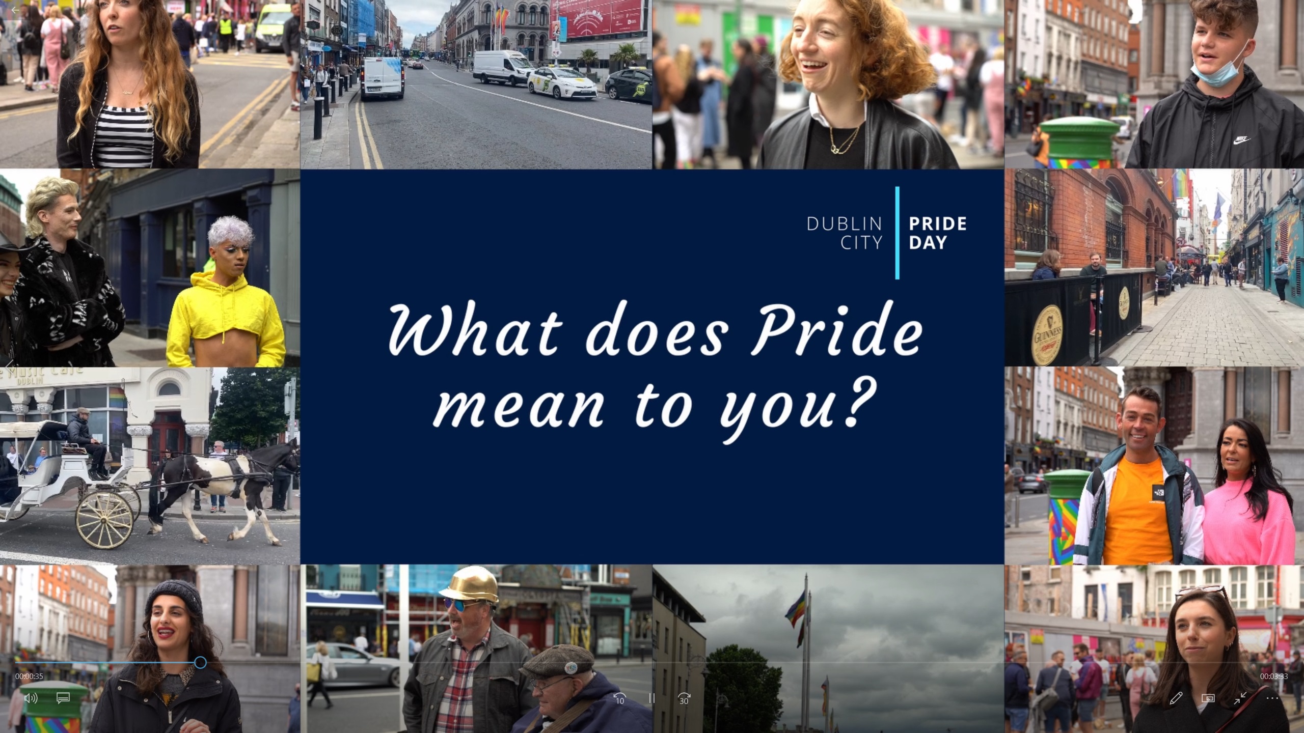 Dublin City Pride Day "What does Pride Mean To You?" | Culture Night 2021